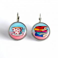 Náušnice nerez - čtenářka