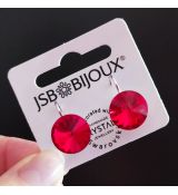 Náušnice RIVOLI klapky 14mm - Light siam