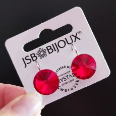 Náušnice RIVOLI klapky 14mm - Light siam