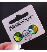 Náušnice RIVOLI klapky 12mm - Vitrail medium