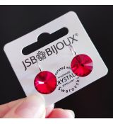 Náušnice RIVOLI klapky 12mm - Light siam