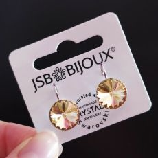 Náušnice RIVOLI klapky 12mm - Light Peach