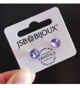 Náušnice RIVOLI puzety 8mm - Vitrail light