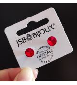 Náušnice RIVOLI puzety 8mm - Light Siam