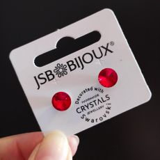 Náušnice RIVOLI puzety 8mm - Light Siam