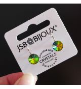 Náušnice RIVOLI klapky 8mm - Vitrail medium