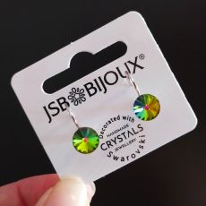 Náušnice RIVOLI klapky 8mm - Vitrail medium