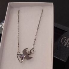 Ocelový náhrdelník s krystaly Swarovski anděl VIII