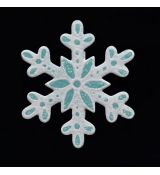 Brož smaltovaná - vločka