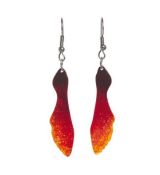 Náušnice smaltované - udělej si nos