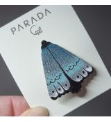 Brož smaltovaná - můra II