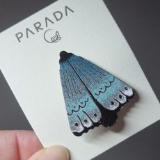 Brož smaltovaná - můra II