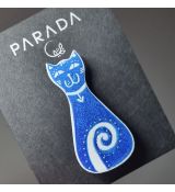 Brož smaltovaná - kočičák