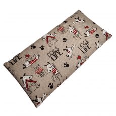 Polštář nahřívací pohankový režný - dogs life