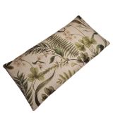 Polštář nahřívací pohankový režný - zelené kvítí