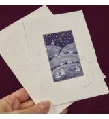 Blahopřání vánoční - ruční papír 12