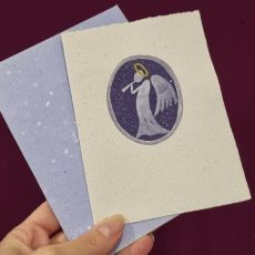 Blahopřání vánoční - ruční papír 16