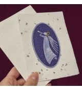 Blahopřání vánoční - ruční papír 17