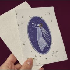 Blahopřání vánoční - ruční papír 17