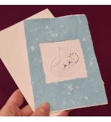 Blahopřání ruční papír - kluk 01