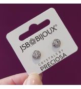 Náušnice Crystals by Preciosa 8mm - Crystal