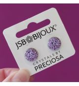 Náušnice Crystals by Preciosa 12mm - Violet