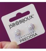 Náušnice Crystals by Preciosa kuličky - Crystal AB