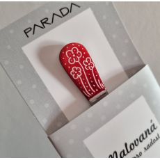 Smaltovaná lžička - V květy