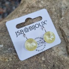 Náušnice RIVOLI klapky 12mm - IGNITE yellow