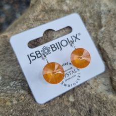 Náušnice RIVOLI klapky 12mm - IGNITE Mango