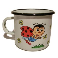Smaltovaný hrneček BERUŠKA - 300 ml