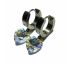 Náušnice HEART 10mm X - Crystal AB